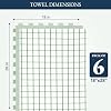 LANE LINEN Cotton Kitchen Towels Set, 6-Pack – Absorbent, Quick-Drying Dish Towels, 18" x 28", Premium Hand and Tea Towels - Olive #2