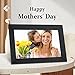 Smart WiFi Digital Photo Frame with 10.1” HD IPS Touch Screen, Phone-to-Frame Sharing, 16GB Storage - Auto-Rotate, Wall Mountable, USB & SD Card Expandable HD Digital Photo Frame