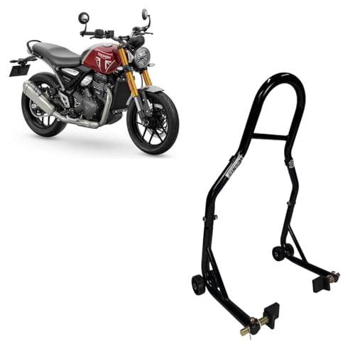Cavalletto alzamoto alza moto compatibile con Triumph SPEED 400 per alzare sollevare la ruota gomma cerchio forcellone posteriore dietro retrotreno