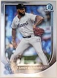 2025 Bowman Chrome #48 Sandy Alcantara Miami Baseball Card - Sportscard Superstore