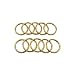 20 Pcs 1 Inch Gold Round Brass Rings, Metal Hoop Ring for Dream Catcher Crafts Accessories