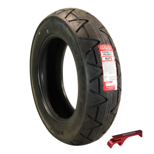 Kenda Kruz K673F 170/80-15 77H Rear Motorcycle Tire - Bias Ply, Tubeless, DOT Approved, High-Mileage Cruiser Tire with Excellent Wet Grip and Stability, (170-80-15 77H) Includes Kenda Keychain
