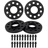 IRONTEK 5x100mm Wheel Spacers Compatible for Volkswagen Beetle CC Golf Jetta Passat, for Audi A3 A4 A6 A8 Q2 Q3 R8 S3 S4 S6 S8 Forged 15mm Thread Pitch M14x1.5 Hub Bore 57.1mm 5x100mm to 5x100mm 4PCS