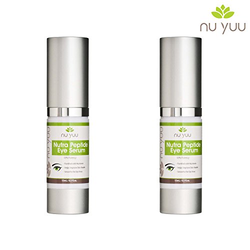 Nu Yuu Nutra Peptide Eye Serum - Anti-Aging Serum - 0.5 fl. Oz. (2 PACK), Size .5 fl. oz.