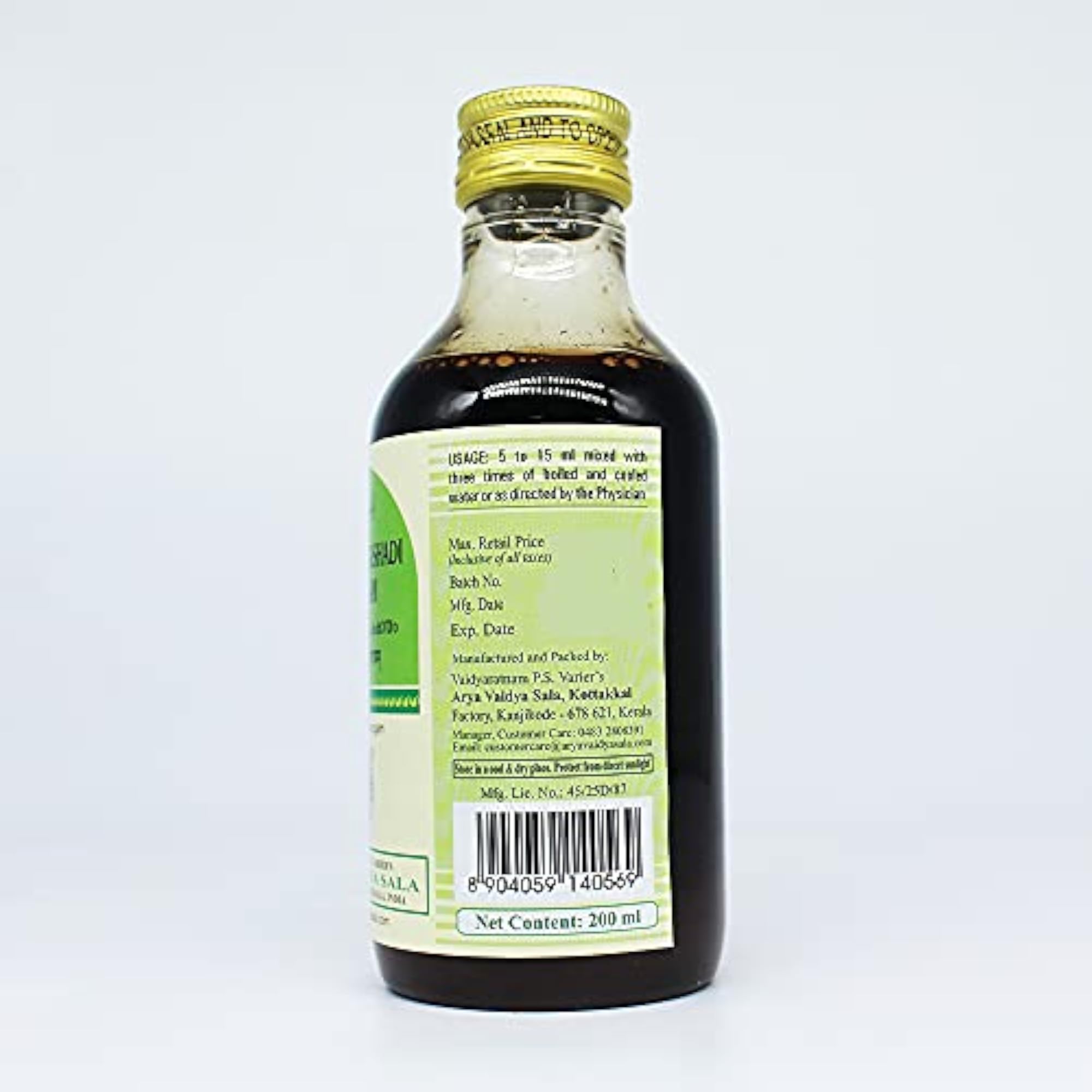 Brahmidrakshadi Kashayam Herbal Tonic, Pack of 3