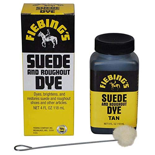 Tinte de gamuza y desbaste Fiebings para todos los artículos de cuero todos los colores 4 oz - FB-SDYE20P004Z, Bronceado