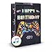 Musiktasche – Happy Birthday Geschenktasche im Gamer-Design – automatische Musikwiedergabe im Retro-8-Bit-Stil