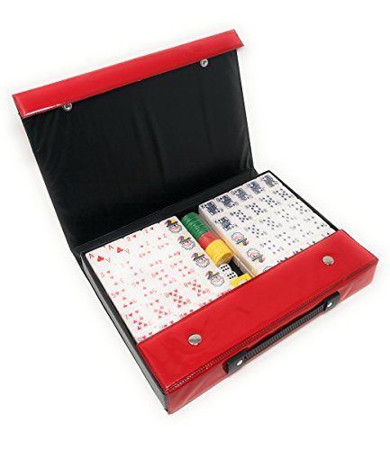 Mahjong Tiles Poker Rummy Juego de Mesa 120 Fichas miniatura 2