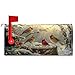 Wamika Winter Cardinal Birds Mailbox Cover - Magnetic Mailbox Wraps, Holly Berry Branches Snow Design, Standard Size 18