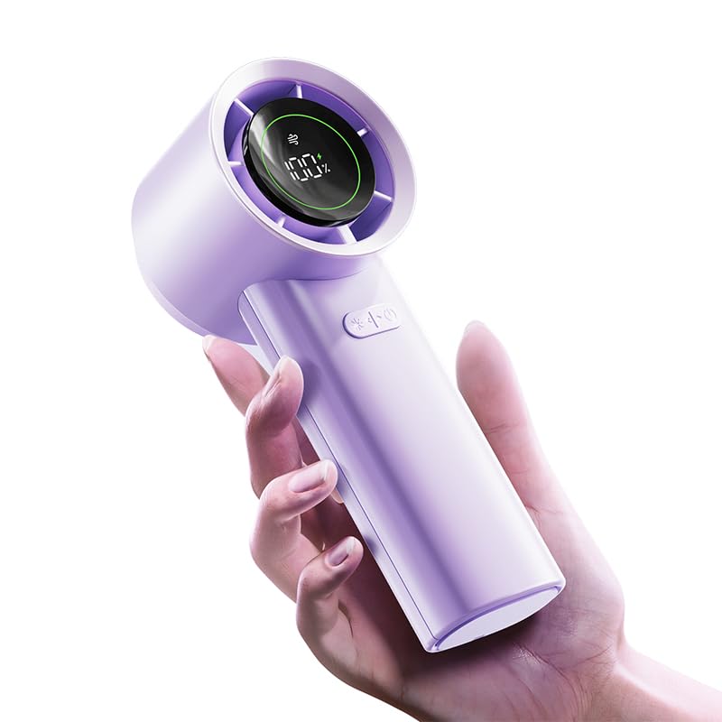 Ventilateur portable à batterie MUXNW : mini ventilateur de main USB longue autonomie