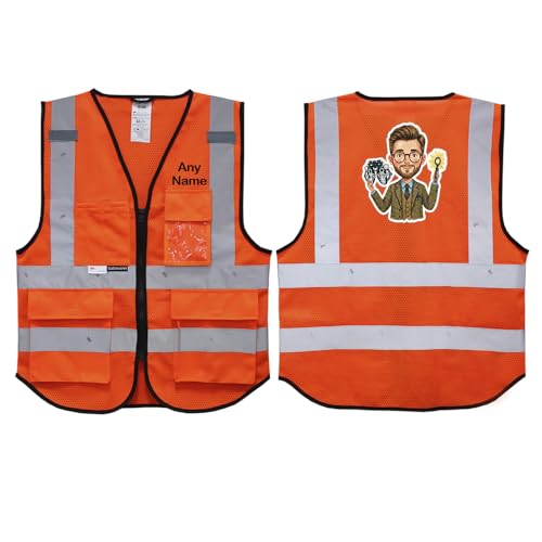 Idée cadeau remise de diplôme opticien gilet réfléchissant personnalisé Salzmann