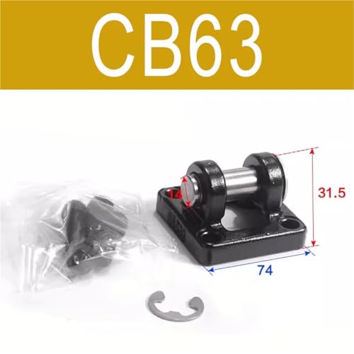 Soporte CB-63 para cilindro neumático SC63 con base de doble oreja 3