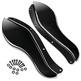 Precision Engineered Fit- Specifically designed fit for Harley Davidson touring models, fairing air deflectors offer a tailored fit. They are configured fit for 1996-2013 Electra Glide, Street Glide, and Tri Glide models (3-hole configuration) as wel...