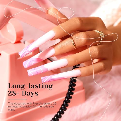 Gelnagel-Set mit UV Lampe 48W und 43 Farben für professionelle Maniküre
