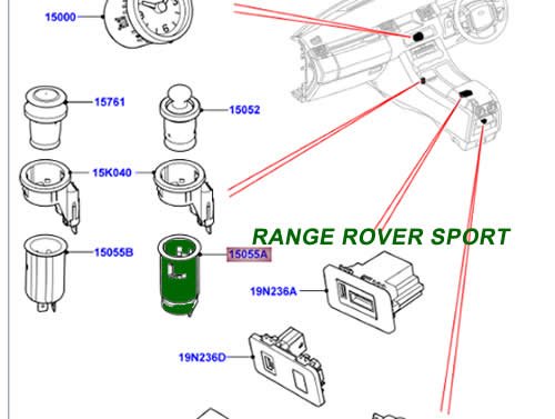 range rover evoque cigarette lighter location Amazon.com: Genuine LAND ROVER CIGAR LIGHTER SOCKET BASE LR2 LR3 RANGE  ROVER EVOQUE SPORT LR003987 : Automotive