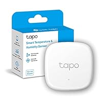 Tapo T310 Monitoraggio della Temperatura e Dell'umidità, Sensore di Fabbricazione Svizzera ad Alta...