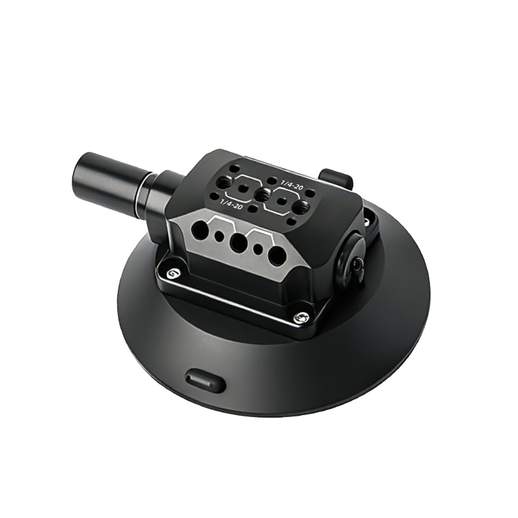 Supporto a ventosa per auto, per smartphone, mini fotocamera reflex, action camera (4,5 pollici)
