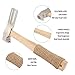 Magnetic Roofing Hammer - Hatchet Multifunctional Forged Iron Tool with Anti Slip Hemp Rope Handle, Magnet Nail Holder for Roofers, Construction