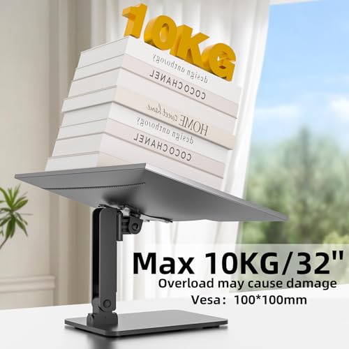 Adjustable Monitor Stand for 13-32 inch Touchscreen, Foldable Monitor Arm Can Tilt/Swivel, Heavy Duty Stand for Desk Support 22lbs Computer by WANDEMEI - Image 5
