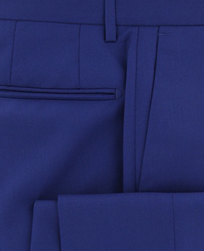 Incotex Blue Solid Pants - Slim2