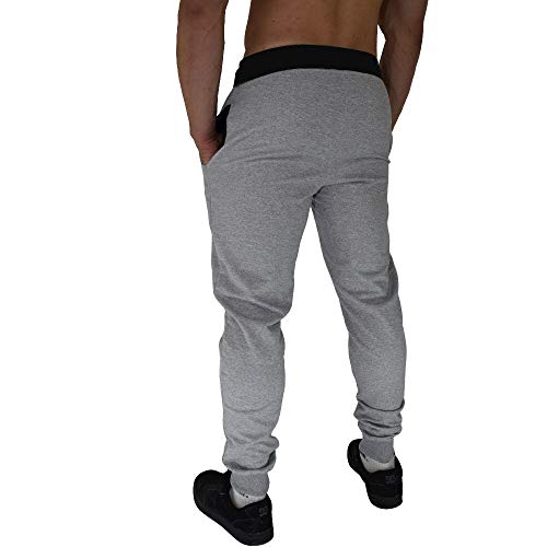 Calça Masculina Moletom Slim MXD Conceito Mescla Tradicional Clássico (M)