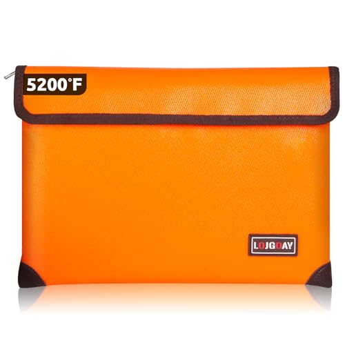 fire proof bag orange A5