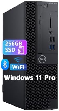 Dell Optiplex 3070 SFF PC Desktop Core i5-9500, 8GB RAM, 256GB SSD(Renewed)