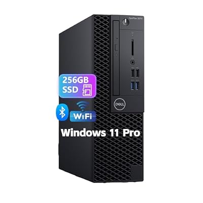 Dell Optiplex 3070 SFF PC Desktop Core i5-9500, 8GB RAM, 256GB SSD(Renewed)