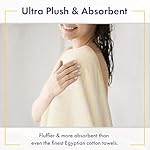 Alusa Home Ultra Soft & Plush Viscose from Bamboo Bath Towels - 700 GSM Luxury Bath Towels - 6 Piece Set - Super Absorbent & Quick Drying (Papyrus) - Image 4