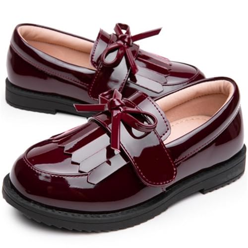 Image of PPXID Girl's British Style School Uniform Shoes Princess Performance Oxford Shoes
