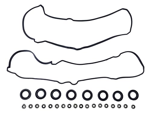 Image of Valve Cover Gasket and Spark Plug Seal Set 11213-38030 Compatible with Lexus LS460 2007-2017 LS600hL 2008-2016 GS460 2008-2011 GS430 2007 GS350 2007-2011
