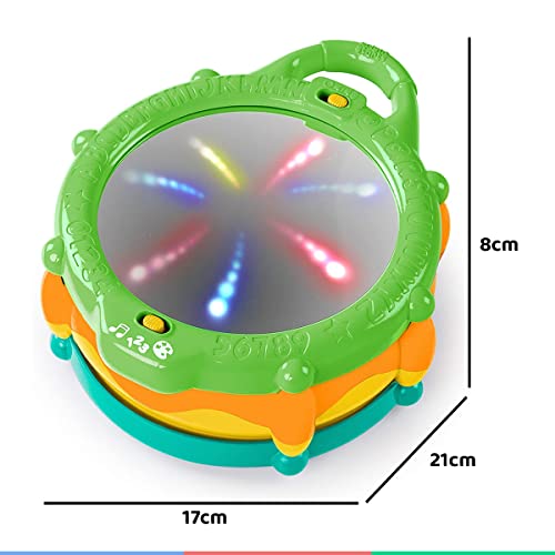 Image of Bright Starts Light & Learn Drum with Melodies, Ages 3 Months +
