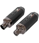 STRICH M7 Wireless Microphone Transmitter Receiver 5.8 Ghz, Wireless Mic Adapter, Plug-on Wireles...