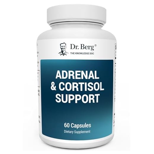 Dr. Berg Adrenal & Cortisol Capsules - Adrenal Supplement & Cortisol Manager - Mood, Focus, Relaxation and Stress Support - Adrenal Fatigue Supplements w/ Ashwagandha Extracts - 60 Capsules Solo