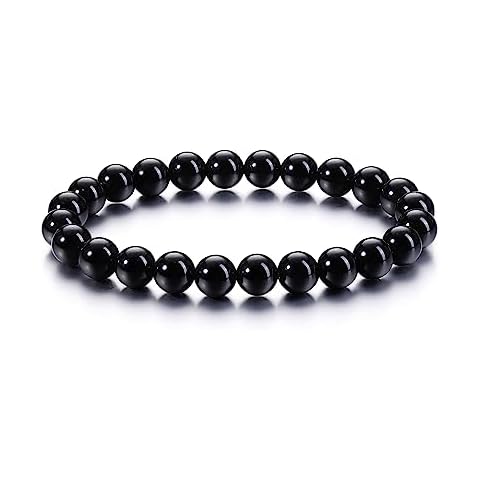 CrystalTears Black Agate Healing Bracelet Cover