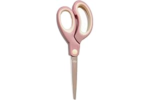 Pink Scissors for School: Precision Cutting with Comfort and Style