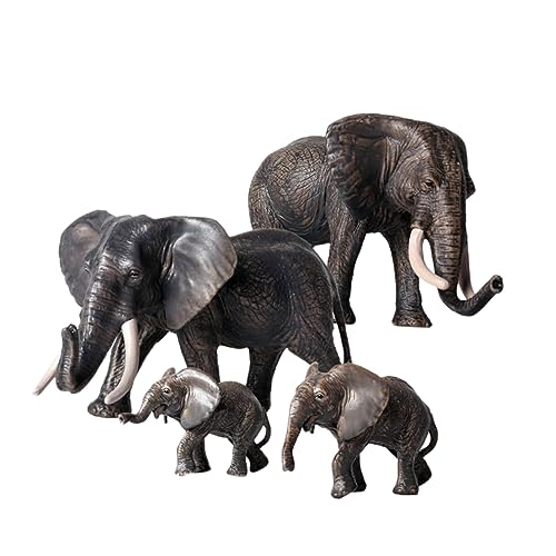 HEMOTON figurines éléphants réalistes modèle éléphant décoration