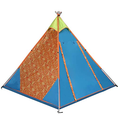 Tente pyramide camping 3-4 personnes quatre saisons étanche et abri pluie monocouche