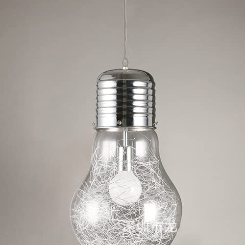 Lustre moderne réglable en verre pour sublimer l'éclairage de votre îlot de cuisine