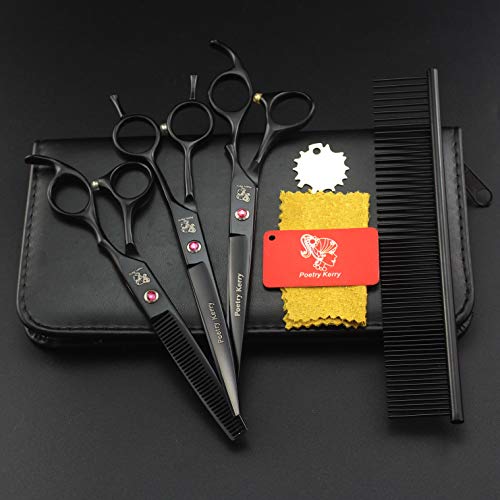 Ciseaux de coiffure pour animal de compagnie multicolores et confortables - 2