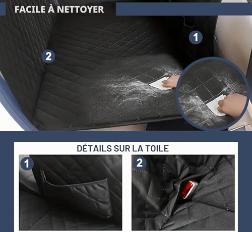Housse de siège auto pour chiens Lupex protection arrière imperméable - 4