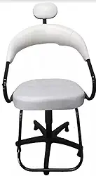 Cadeira para salão de beleza e barbearias Nápoles (Branca)