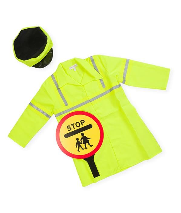 PRETEND TO BEE Crossing Patrol Dress Up Costume for Kids Unisex, Multi Coloured, 3-5 Years - Image 4