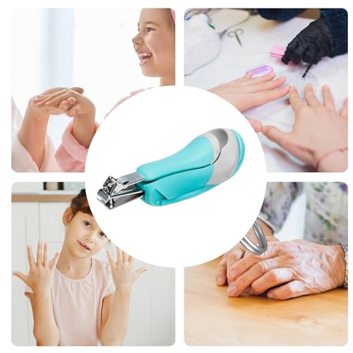 Baby Care Nail Clippers - Fingernail and Toenail Clippers with Magnifier | Stainless Steel Toddler Fingernail Cutter Precise Tool for Children Boys Family Friends - Image 5