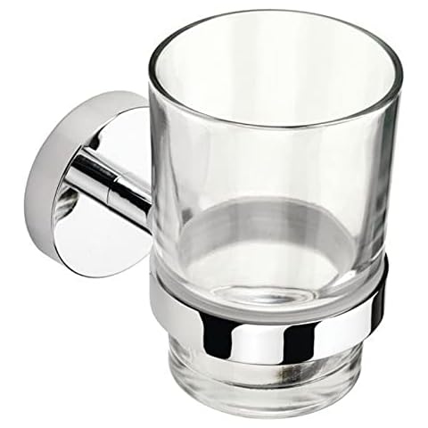 Croydex Nabis Elixir Chrome Tumbler Holder Cover