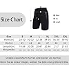 Tansozer Mens Gym Shorts Summer Casual Sports Workout Short Pants with Zip Pockets Black XXXL #5
