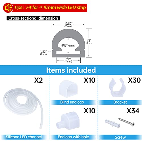 Tira LED flexible 5m 320 LED/m COB 3000K DC24V miniatura 3