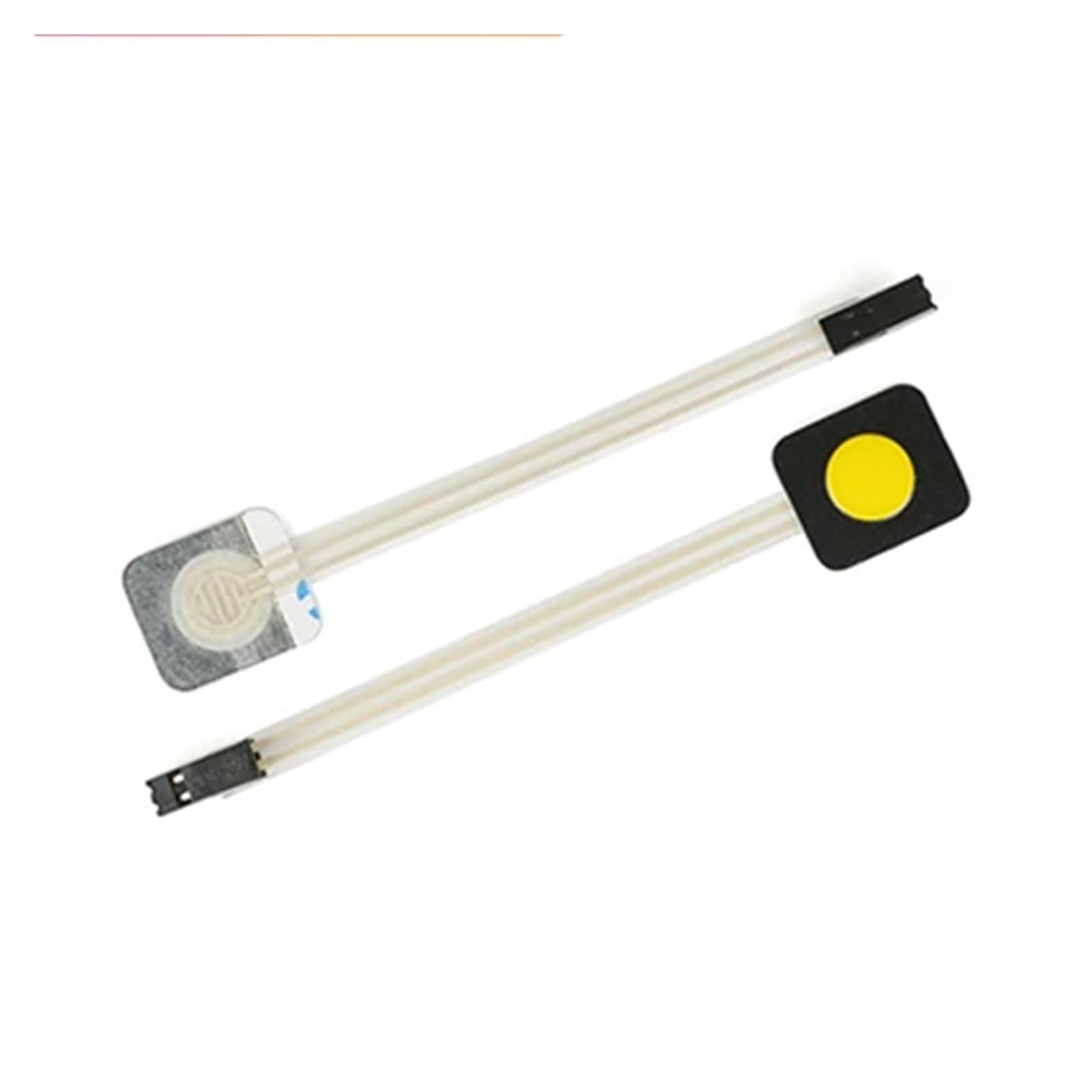 Interruptor de membrana flexible y teclado matricial de 1 tecla amarilla para kit DIY