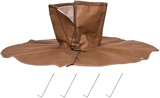 Polyester Frost Plants, 30x30x100cm Insulated Winter Root Protector with Elastic Cord – Thermal Plant Trees, Flowerbeds & Orchards(bubble)