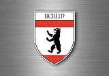  Akacha Aufkleber Sticker autoaufkleber Wappen Schild Flagge Berlin Deutschland